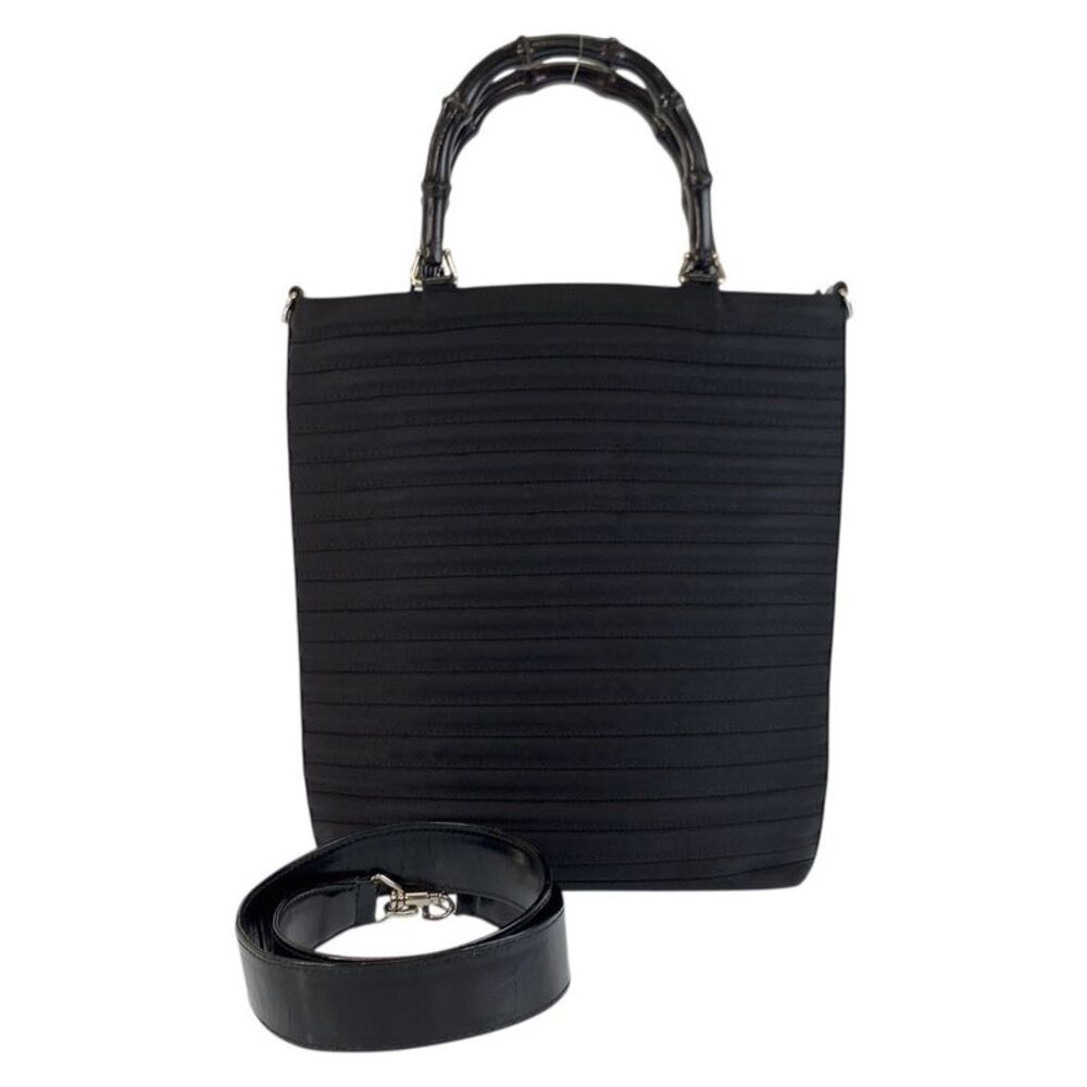 Gucci Bamboo Nylon Tote Bag